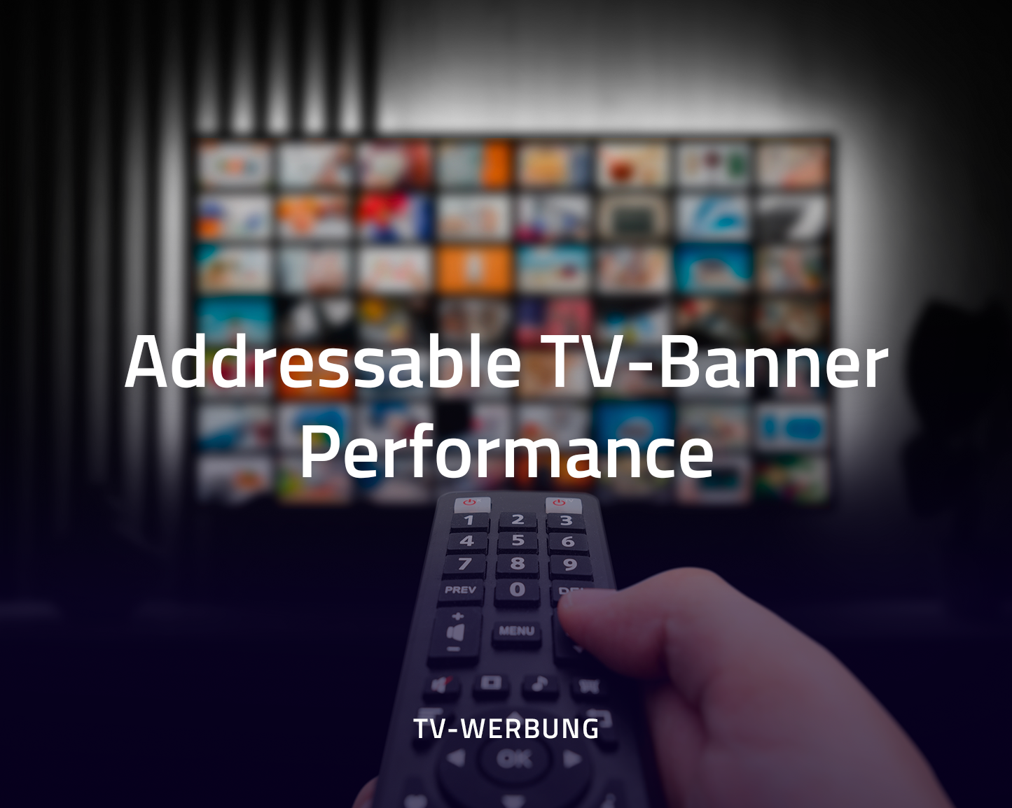 Addressable TV-Werbebanner PERFORMANCE
